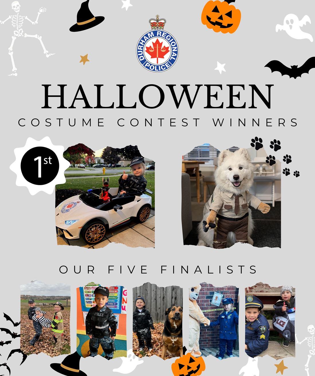 2024 Spooktacular Halloween Contest Winners Durham Regional Police